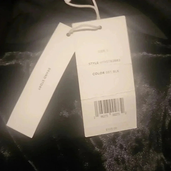 VINCE VELOUR SQUARE NECK LONG SLEEVE TOP SIZE S - Picture 3 of 3